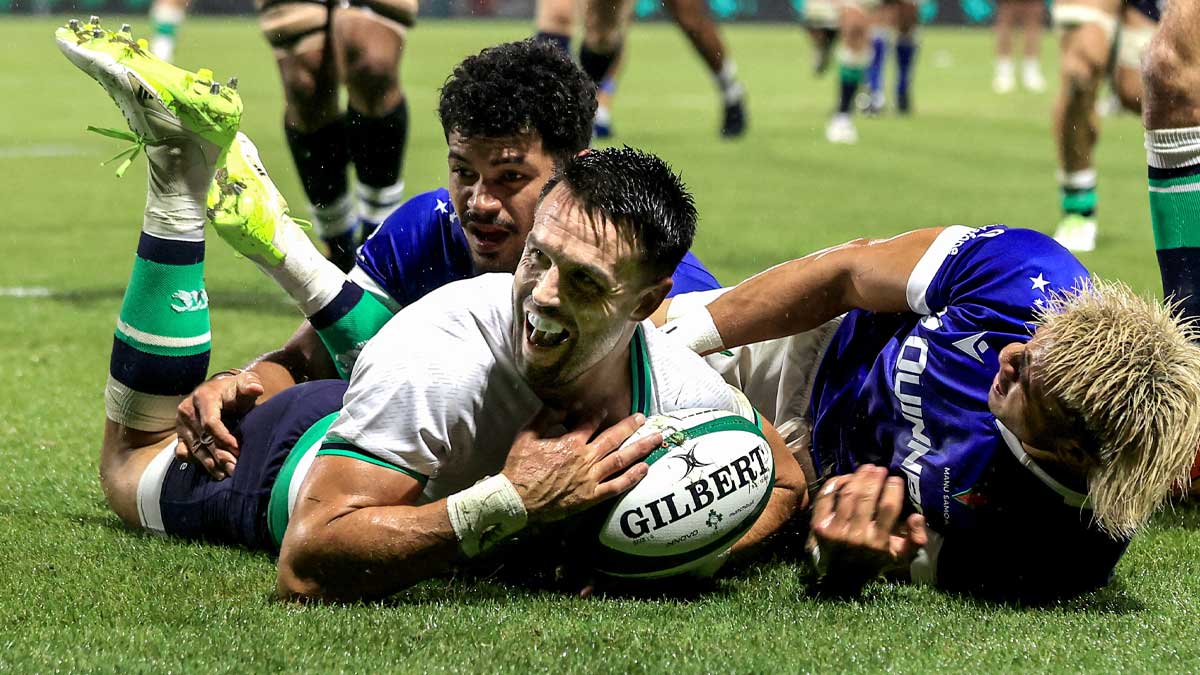 Ireland now ranked number 1 after beating Samoa 17-13