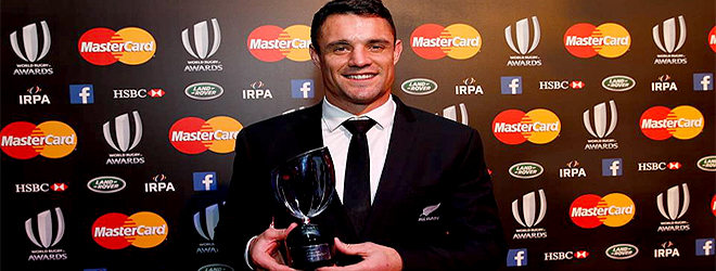 Carter wins World Rugby Player of the Year award