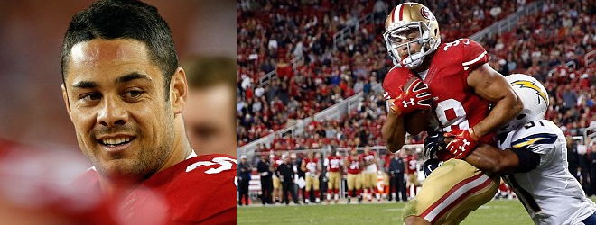 49ers waive former rugby star Hayne, promote Gaskins from practice squad 