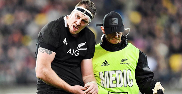 Brodie Retallick escapes serious injury