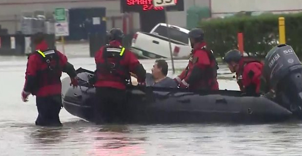 Up to 2,000 rescued after devastating floods hit Houston