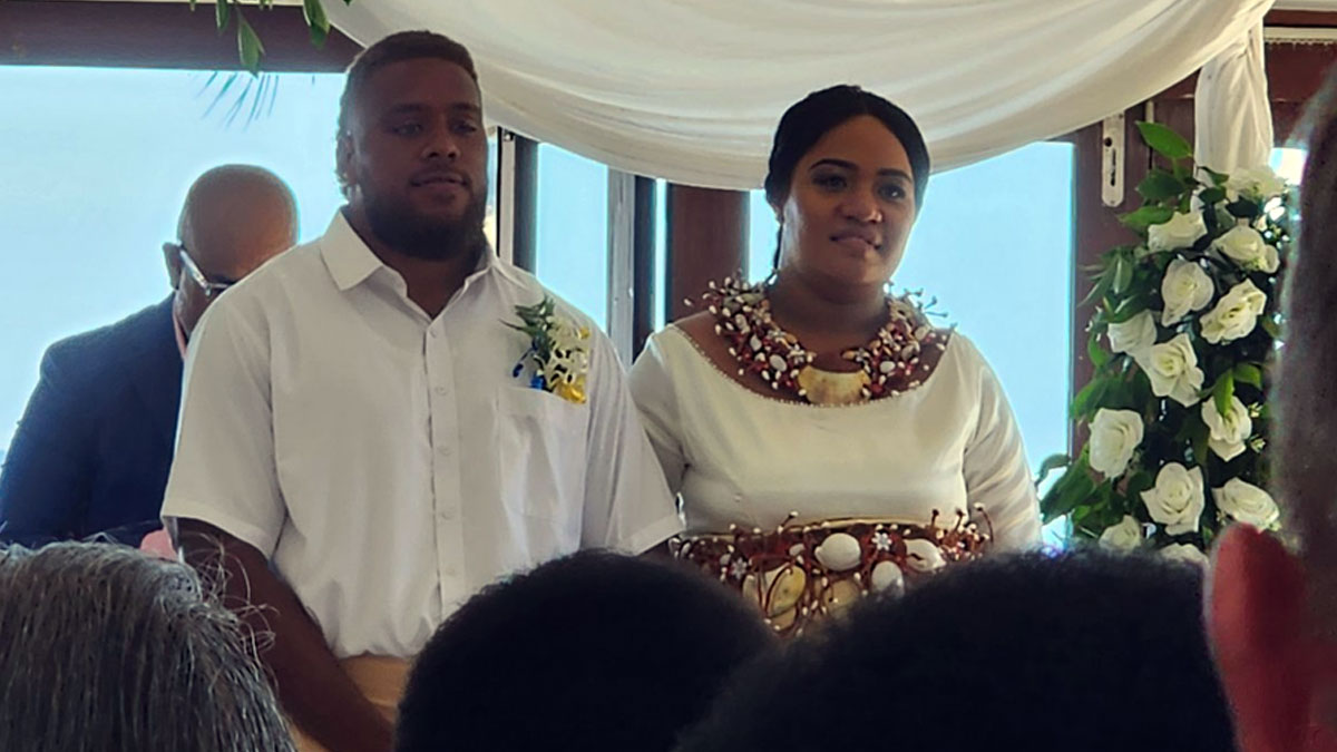 Tevita Ikanivere ties the knot with long time partner Francis Serevi