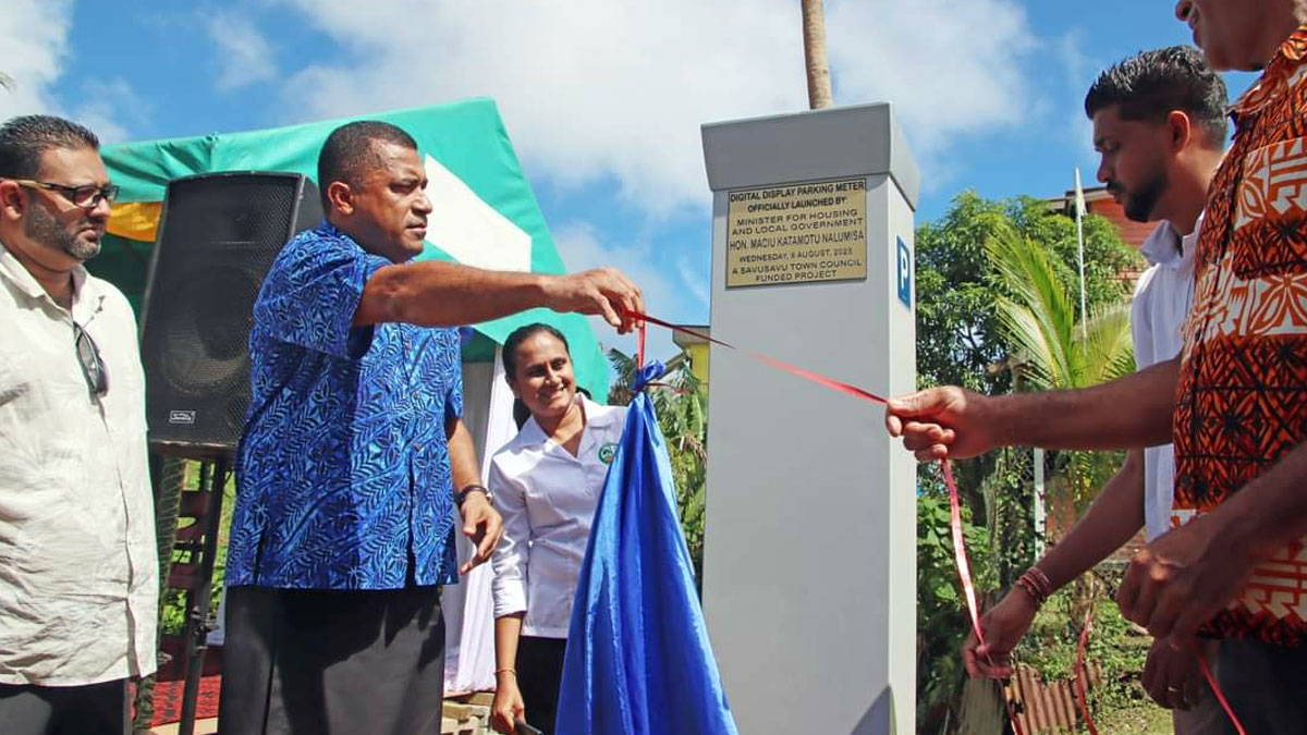 First-ever digital display parking meters launched in Savusavu town