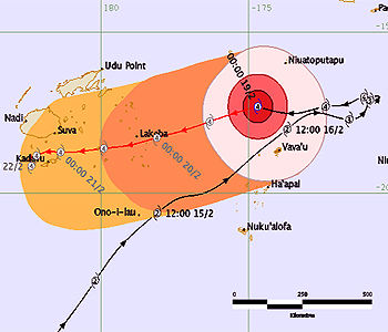 UPDATE: Severe Tropical Cyclone Winston continues to move closer to ...