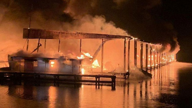 Cargo boat fire that killed two firefighters put out after six days - X101  Always Classic