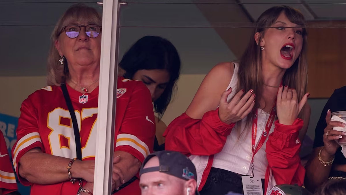 Travis Kelce notes Taylor Swift's bold appearance at Chiefs game but is mum  about any relationship