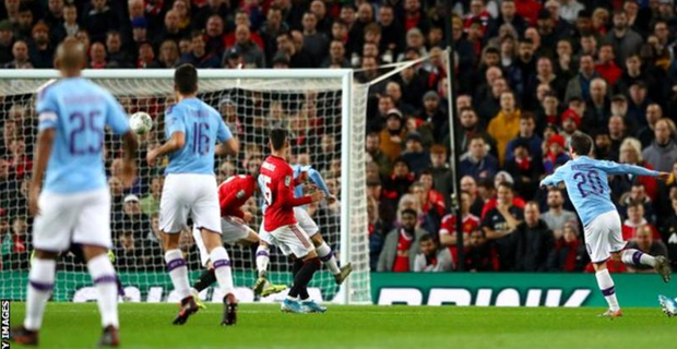 Manchester City Beat Manchester United 3-1 In The Carabao Cup First Leg ...