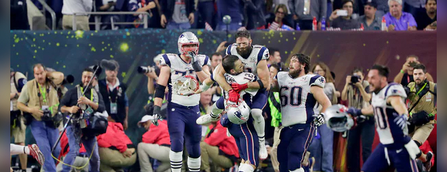 Pats pull off biggest Super Bowl comeback