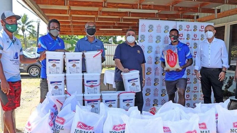 Fiji FA distributes food rations to footballers affected by the impacts ...