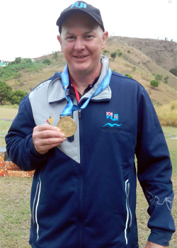 Kable wins Gold medal for Fiji in shooting